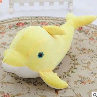 Lovely Yellow Dolphin Plush Toy Large