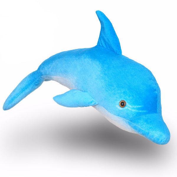 Lovely Blue Cute Dolphin Plush Toy 76 cm – Dolphins Galore
