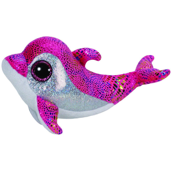 Pink Big Eyes Dolphin Plush Toy 