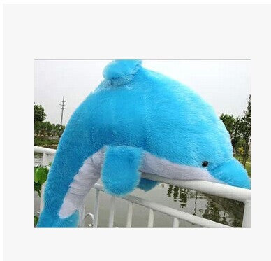 Large Blue Dolphin Plush Toy 120cm