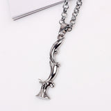 Love Waves Silver Dolphin Necklace 