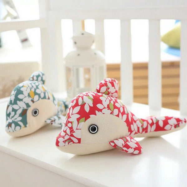Pattern Print Dolphin Plush Toys 