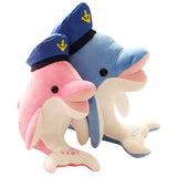 Cute Plush Navy Cap Dolphin Plush Toy - Available in Pink and Blue 