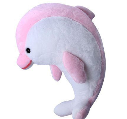 Pink Dolphin Plush Toy - 30cm 