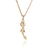 Elegant 18K Gold Plated Dolphin Necklace and Pendant 