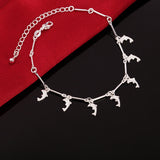 New Arrival Beautiful Silver Plated Noble Dolphin Bracelet 