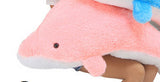 Large Dolphin Plush Toy - 80cm (pink or blue) 