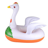 Inflatable Dolphin/Swan/Elephant/Frog/Duck Swim Rings For Pool or Beach 