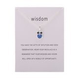 Wisdom Owl Pendant Necklace Jewelry Gift For Women 