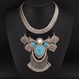 New Design Vintage Resins Chokers Maxi Owl Necklace -  Statement Necklaces & Pendant Jewelry 