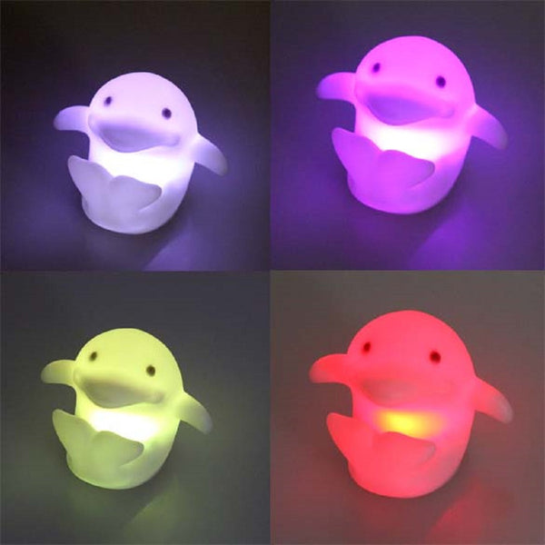 7 Colour Changing Dolphin Decoration Lamp / Night Light 