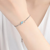 Fire Opal Dolphin Tibetan Silver/Rose Gold Bracelets for Women 