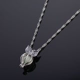 Glowing Owl Luminous Stone Choker Pendant Necklace (3 Colors Available) 