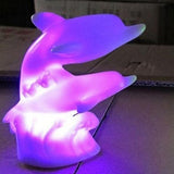 Cartoon Dolphin 7 Colour Changeable LED Night Light / Table Lamp 