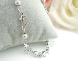 Stylish Matte Beads Dolphin Anklet 