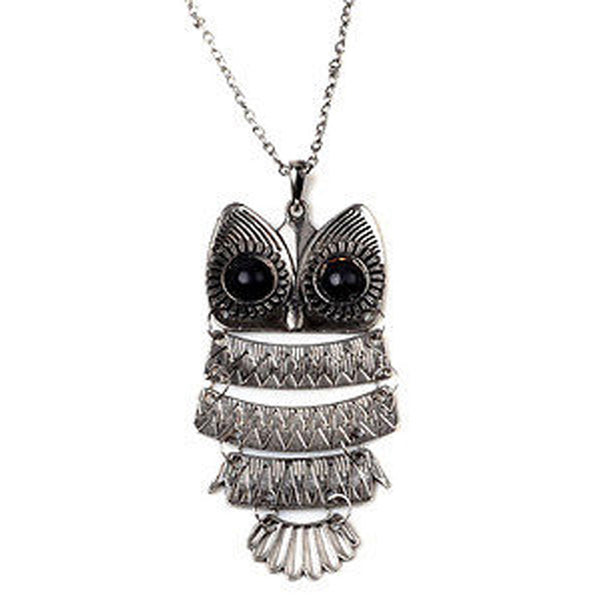 Fashionable New Long Chain Owl Pendant Necklace Necklace Gift For Him/Her 